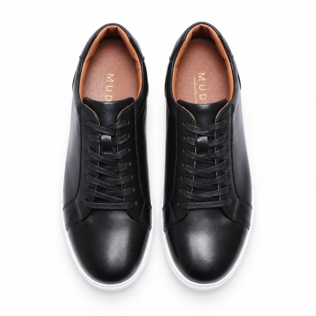 MUDE Ascend Black Height-Increasing sneaker