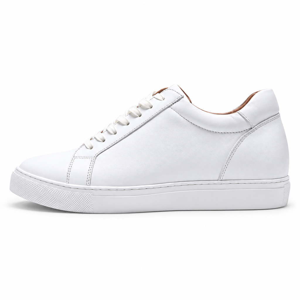 MUDE Ascend White Height-Increasing sneaker