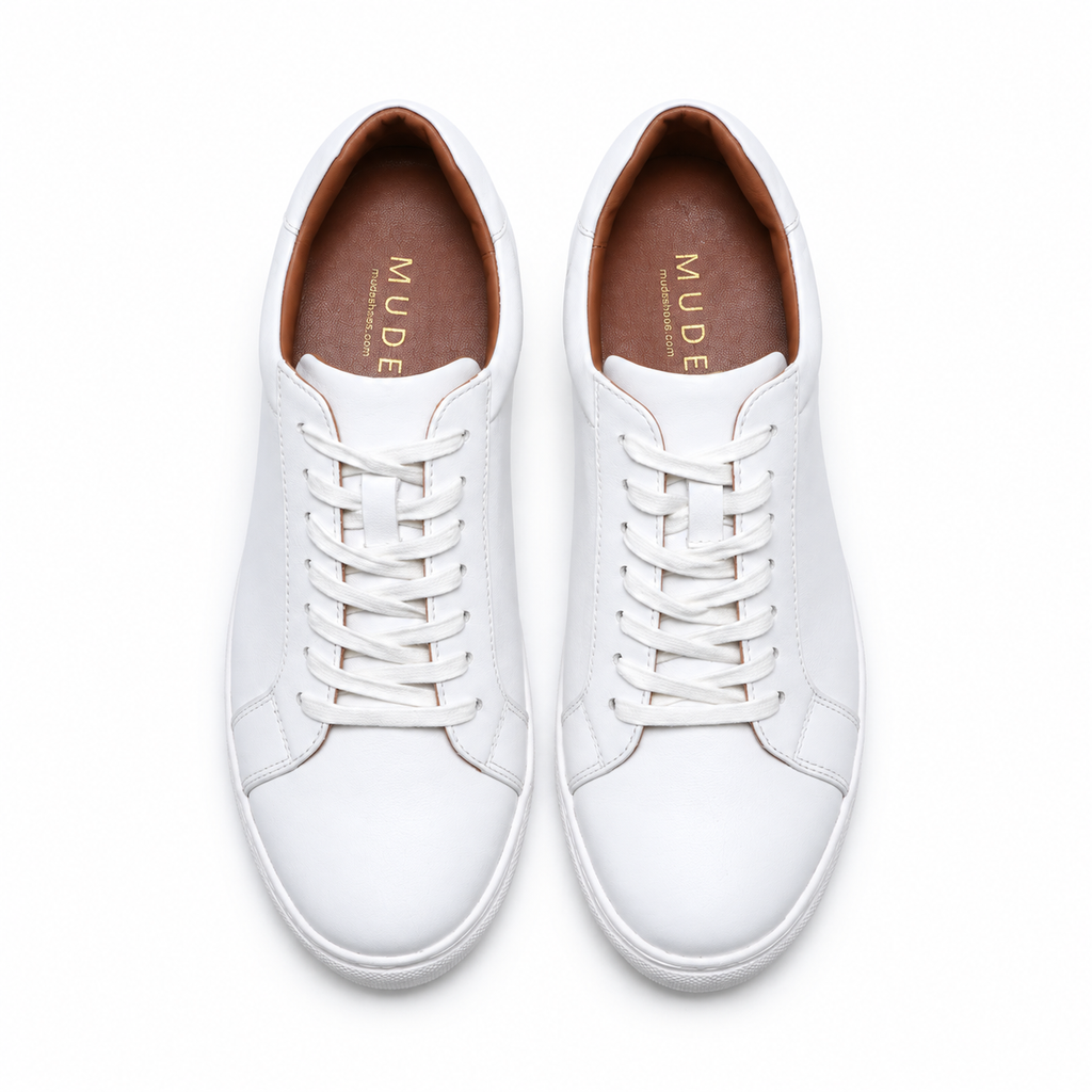 MUDE Ascend White Height-Increasing sneaker